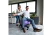 Chaise ergonomique avec ballon Tonic Chair Originale Violet - vignette 4