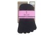Chaussettes antidérapantes Toesox Full Toe Elle Noir - vignette 4