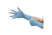 Gant de protection chimique nitrile Micro-Touch Nitra-Tex EP bleu non poudré 30cm taille S - vignette 1