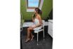 Chaise de douche Kulan Blanc - vignette 2