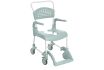 Chaise de douche à roulettes Clean 55cm - 4freins Vert Lagon - vignette 1