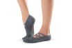 Chaussettes antidérapantes Toesox Full Toe Elle Charcoal grey - vignette 1