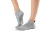 Chaussettes antidérapantes Toesox Full Toe Lowrise Heather grey - S (36 - 38,5) - vignette 1