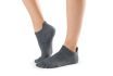 Chaussettes antidérapantes Toesox Full Toe Lowrise Charcoal grey - S (36 - 38,5) - vignette 1