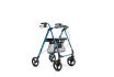 Rollator avec assise réglable en hauteur Eco Plus Bleu - vignette 1