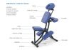 Chaise de massage OAKWORKS Portal Pro Bleu - vignette 9