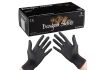 Gants latex noirs Dragon Skinz Boîte de 100 gants  taille L - vignette 3