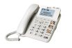 Geemarc CL595 Téléphone fixe à grosses touches avec 3 touches photos mémoires, bouton SOS et sonnerie amplifiée. - vignette 6