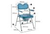 Chaise-toilettes Invacare Omega Pliante - vignette 3