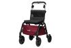 Rollator 4 roues R08 Rouge - vignette 3