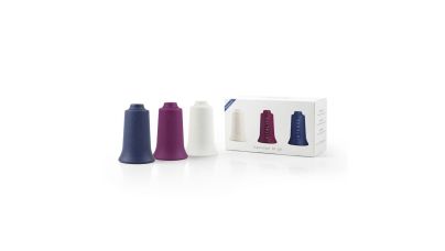 Lot de 3 ventouses Original BellaBambi Blanc, bleu, prune - image 1