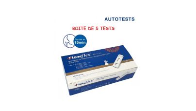 Autotest antigénique Flowflex Acon - Boîte de 5