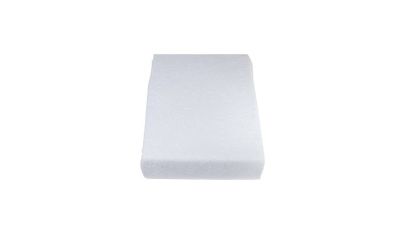 Housse éponge avec trou visage Luxe Winelec Blanche - image 1