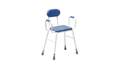Chaise Confort haute capitonnée Bleu - image 1