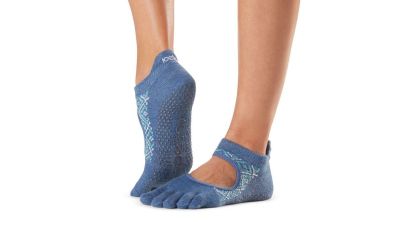 Chaussettes antidérapantes Toesox Full Toe Bellarina Baja - S 36 - 38,5 - image 1