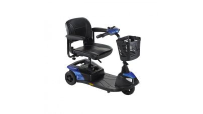 Scooter électrique senior 3 roues Colibri Invacare outdoor Bleu