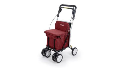 Carlett 800 - Rollator - Caddy de course Rouge