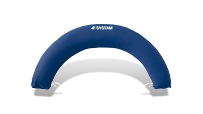 Coussin de positionnement demi-lune en microbilles Systam