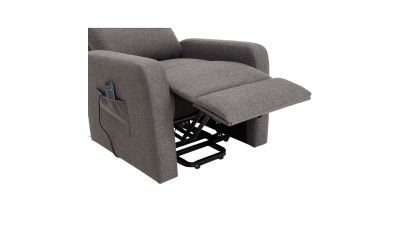 Fauteuil Releveur avec deux moteurs Mint tissu Gris - image 1