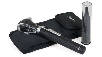 Otoscope à fibres optiques à LED JOLETI Noir 