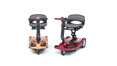 Scooter Pliant Automatique Rouge