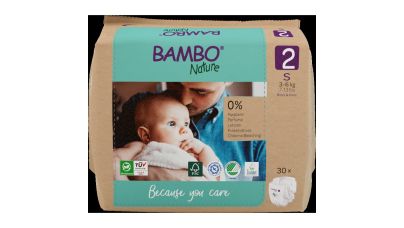 Paquet de couches Biologique Bambo Nature Taille 2