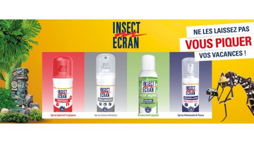 Protégez-vous cet été ! Les Moustiques sont de retour : Découvrez la gamme Insect Ecran !